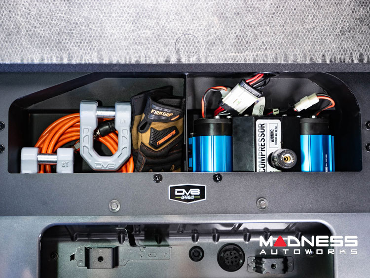 Ford Bronco Interior Upgrade - Air Compressor Mount & Storage Box - DV8